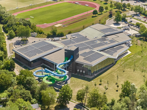 Luftaufnahme Gebäude